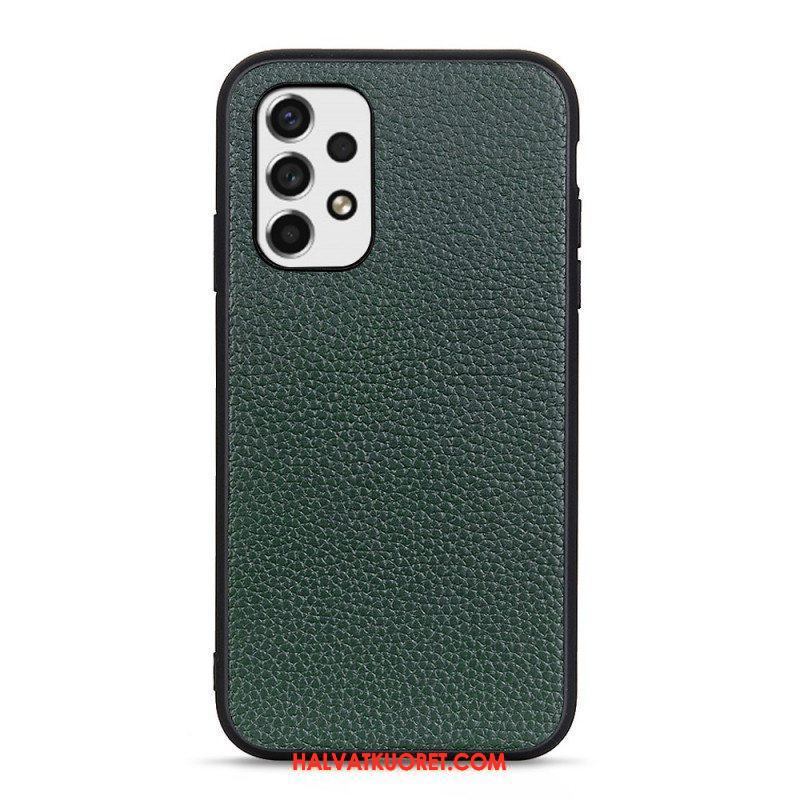 Case Samsung Galaxy A53 5G Aitoa Litsi-nahkaa