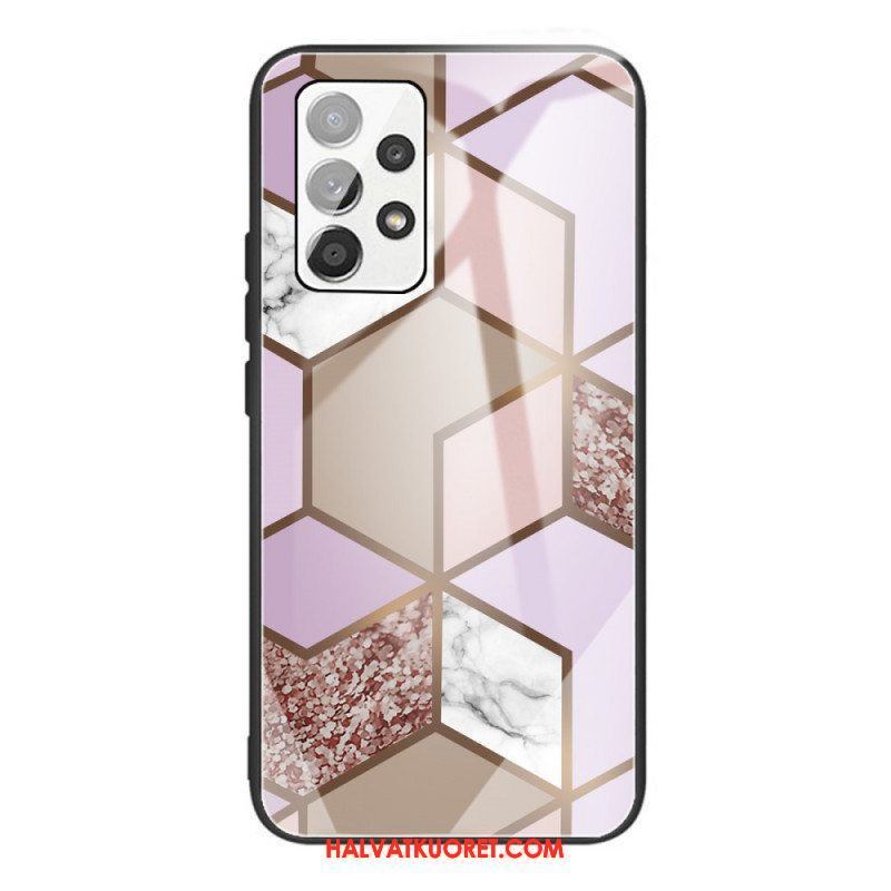 Case Samsung Galaxy A53 5G Geometria Marmori Karkaistu Lasi