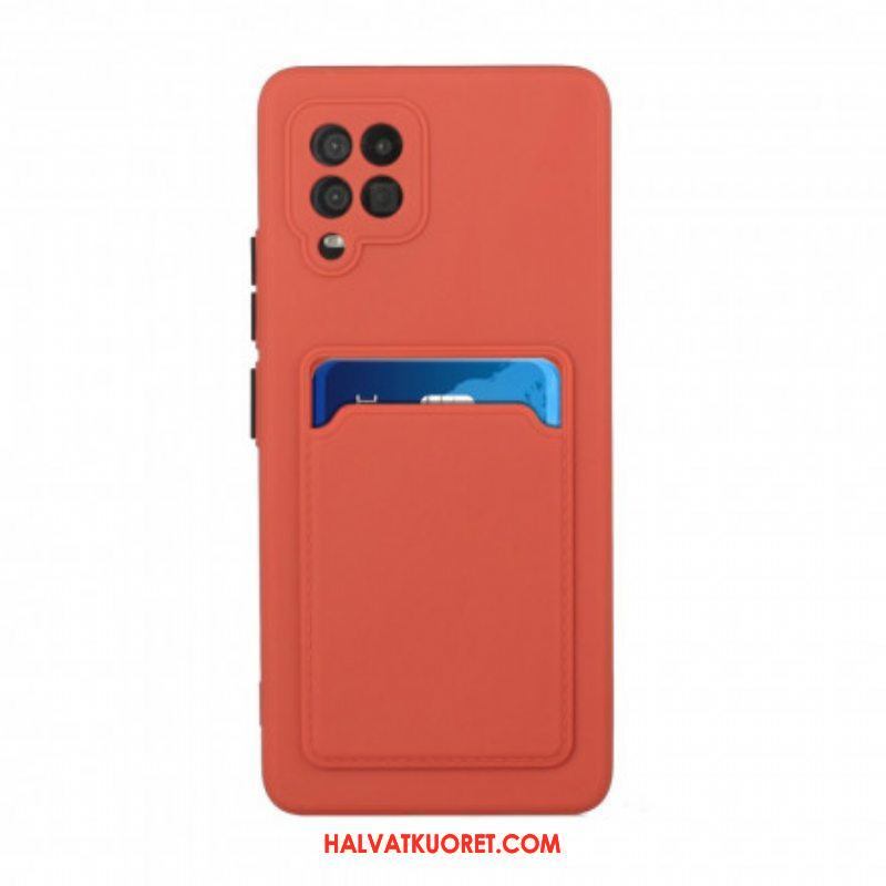 Case Samsung Galaxy M12 / A12 Silikoninen Korttikotelo