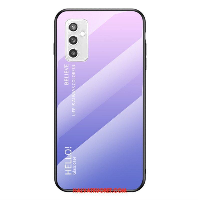Case Samsung Galaxy M52 5G Karkaistu Lasi Hello