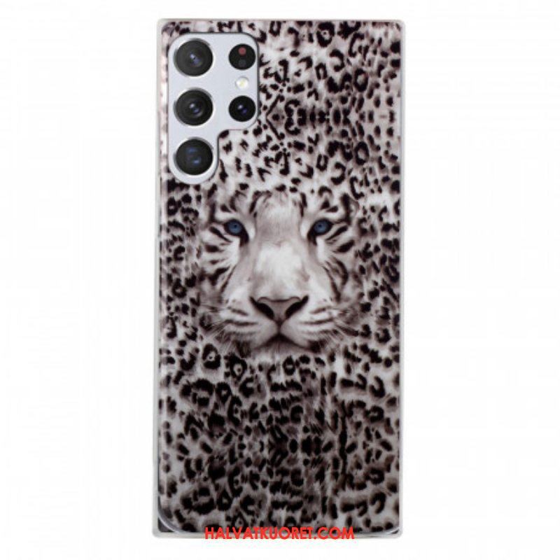 Case Samsung Galaxy S22 Ultra 5G Leopardi Loisteputki