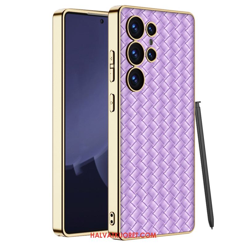 Case Samsung Galaxy S25 Ultra 5g Puhelinkuoret Kudottu Tekstuuri