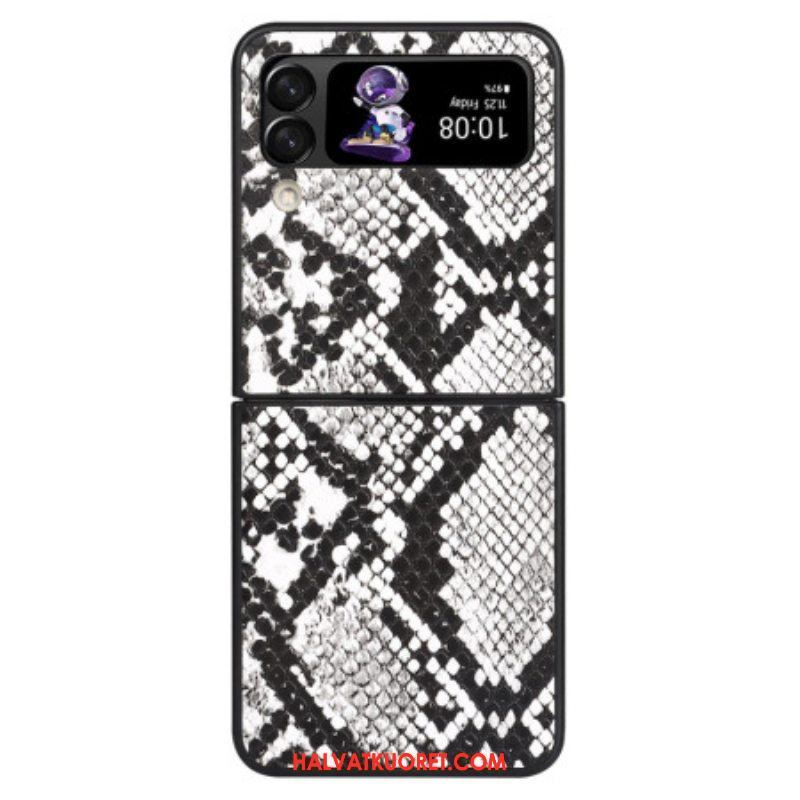 Case Samsung Galaxy Z Flip 4 Kotelot Flip Snake Skin Effect