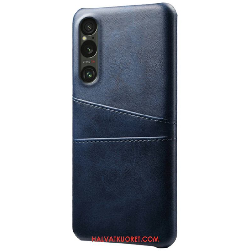 Case Sony Xperia 1 Vii Puhelinkuoret Nahkaefektikorttikotelo