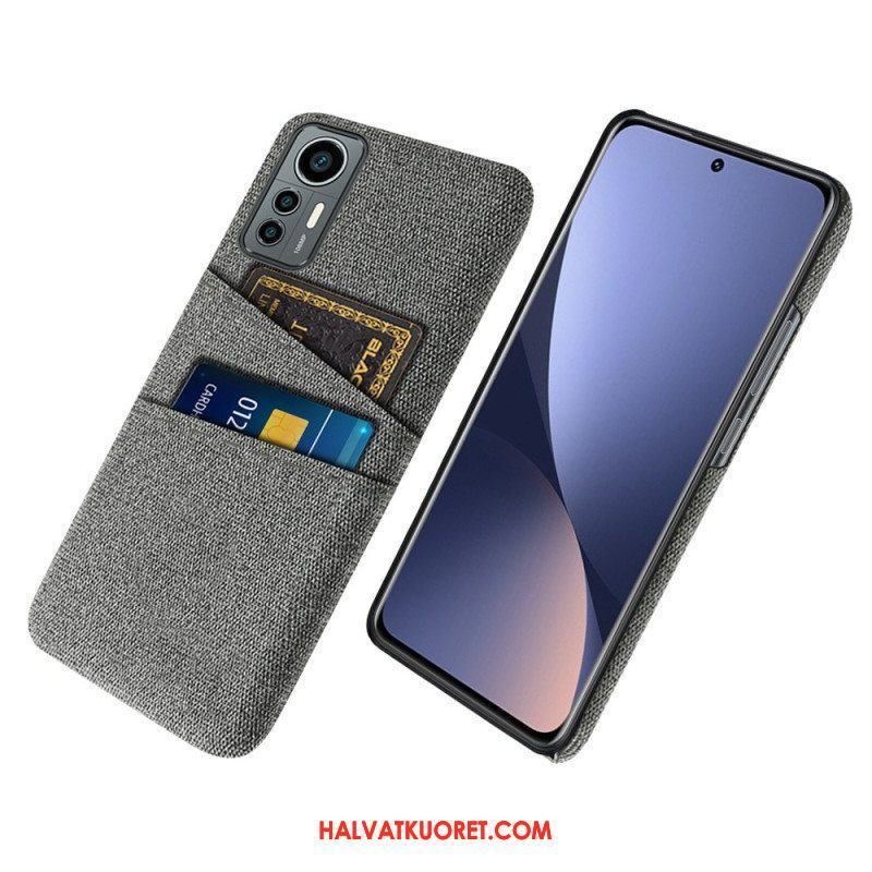 Case Xiaomi 12 Lite Korttipidikkeen Kangas