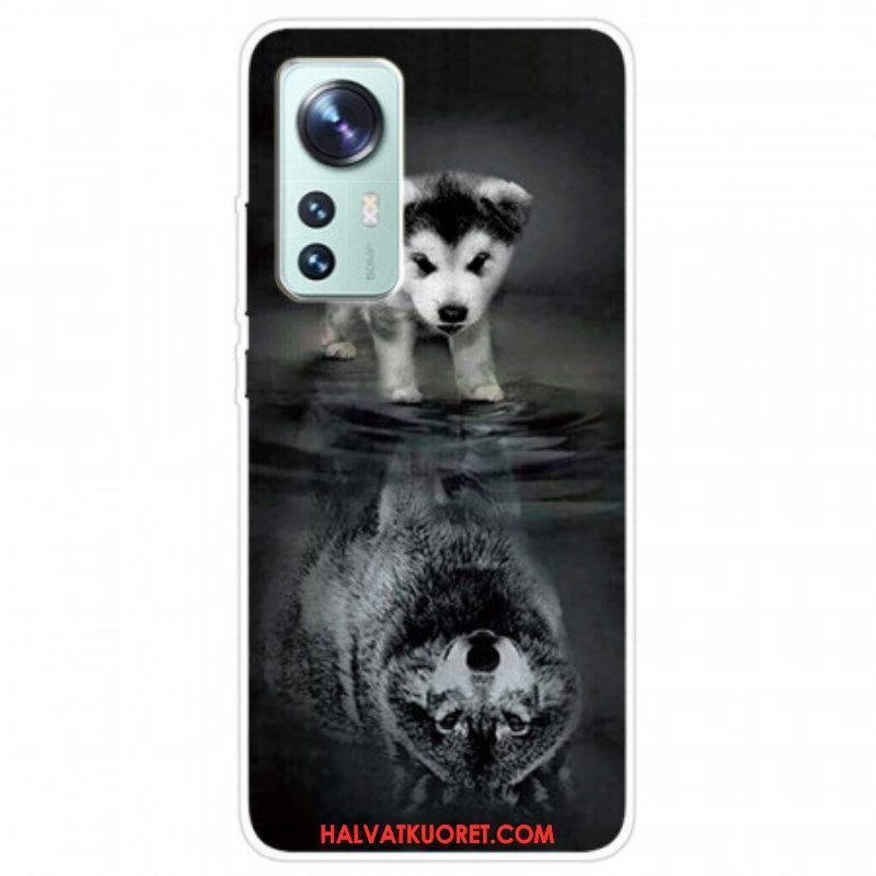 Case Xiaomi 12 Pro Silikoni Puppy Dream