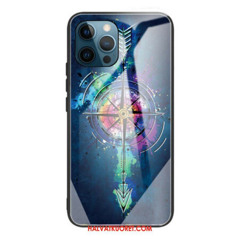 Case iPhone 13 Pro Max Wind Rose Karkaistu Lasi