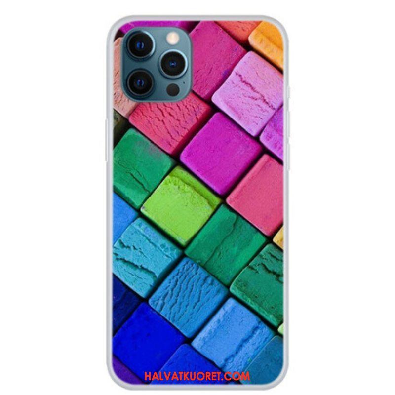 Case iPhone 13 Pro Värilliset Kuutiot