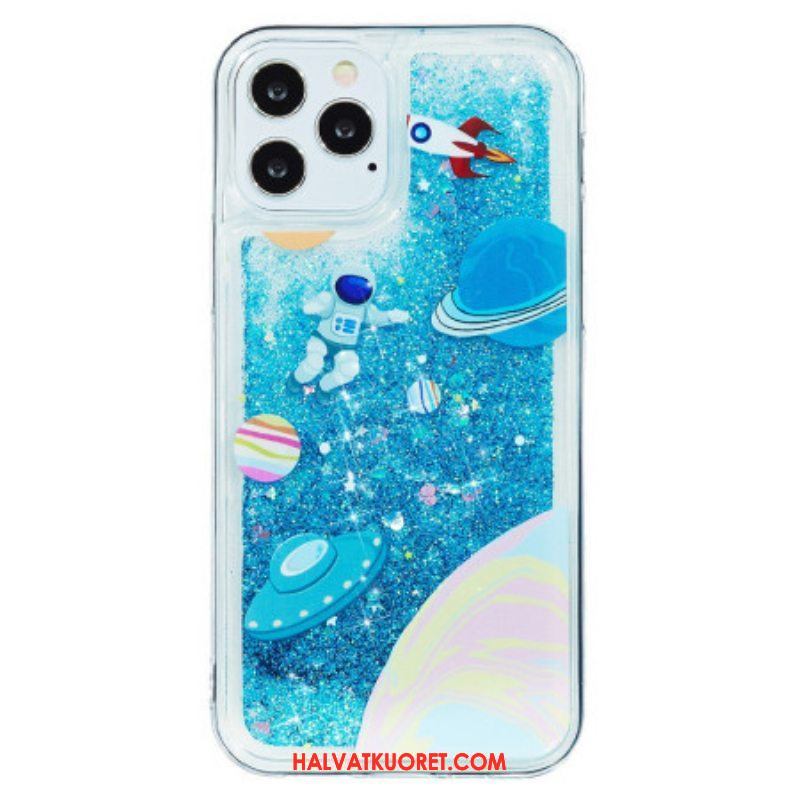 Case iPhone 15 Pro Space Glitter