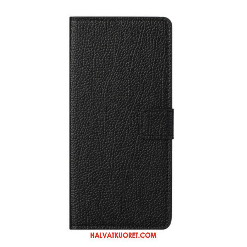 Flip Case OnePlus Nord 2 5G Litchi Grain -nahkaefekti