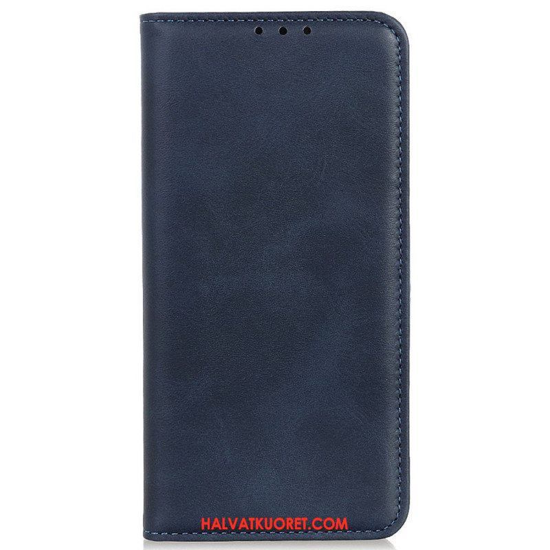 Flip Case OnePlus Nord 2T 5G Halkaistu Nahka