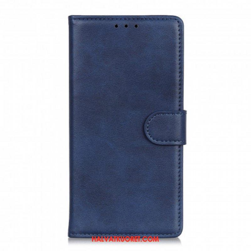 Flip Case Oppo Reno 6 5G Retro Mattanahkaefekti