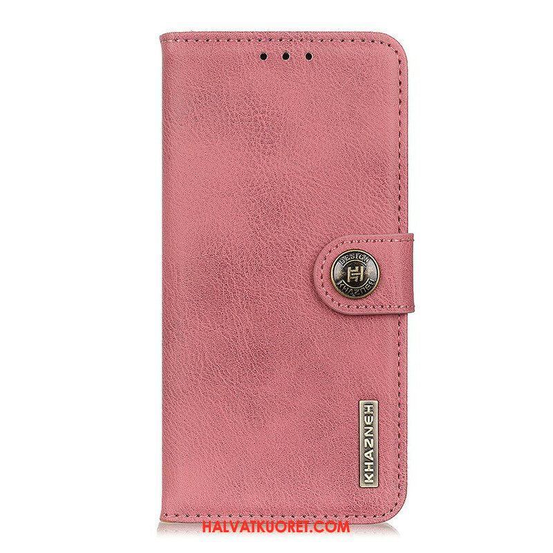 Flip Case Xiaomi Redmi Note 10 5G Khazneh Retro Halkaistu Keinonahka