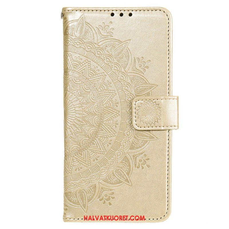 Flip Case Xiaomi Redmi Note 11 / 11S Auringon Mandala