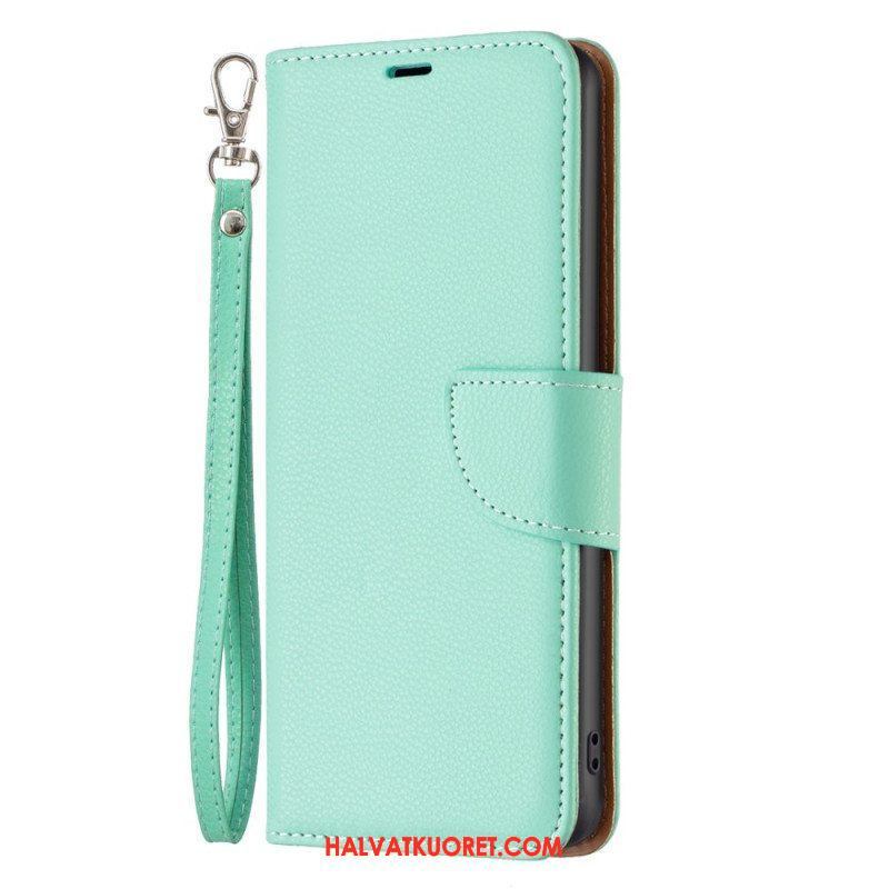 Flip Case Xiaomi Redmi Note 12 Pro Suojaketju Kuori Vino Hihnalukko