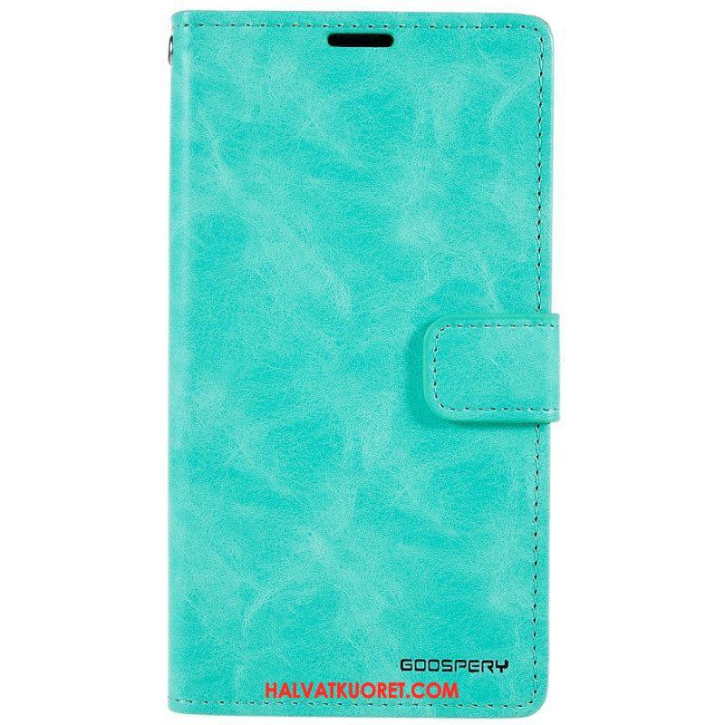 Flip Case iPhone 14 Blue Moon Mercury Goospery