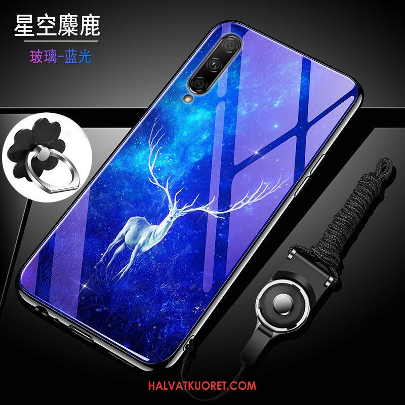 Honor 9x Pro Kuoret Lasi Puhelimen Kukka, Honor 9x Pro Kuori Sininen Violetti