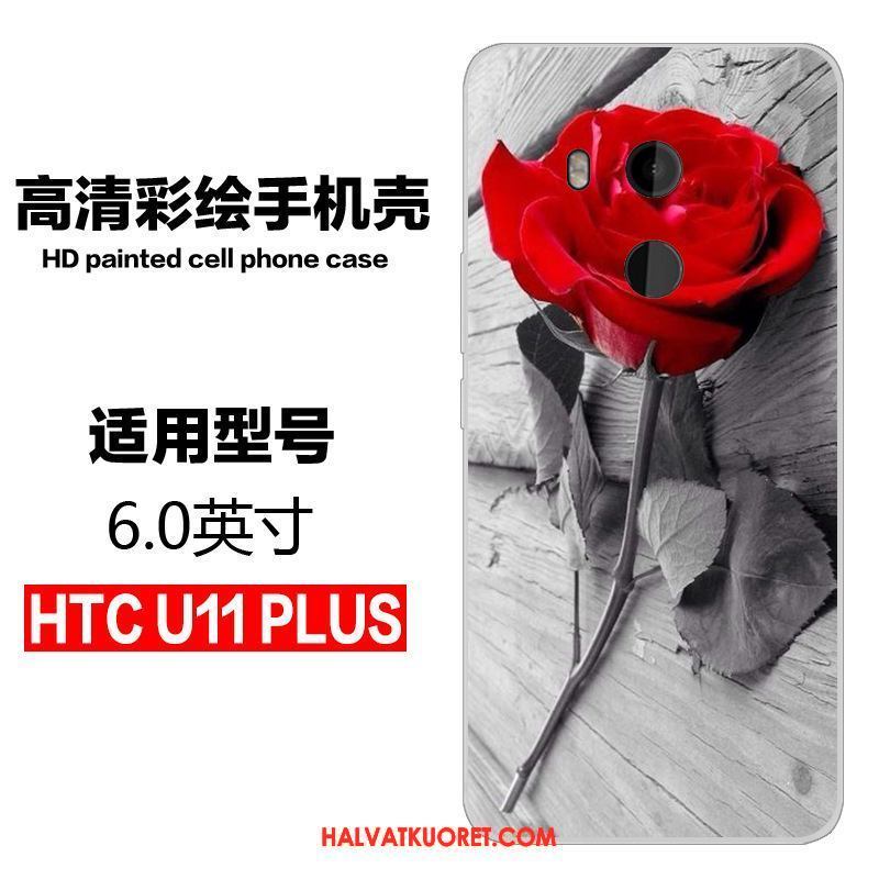 Htc U11+ Kuoret Silikoni Murtumaton All Inclusive, Htc U11+ Kuori Suojaus Ihana