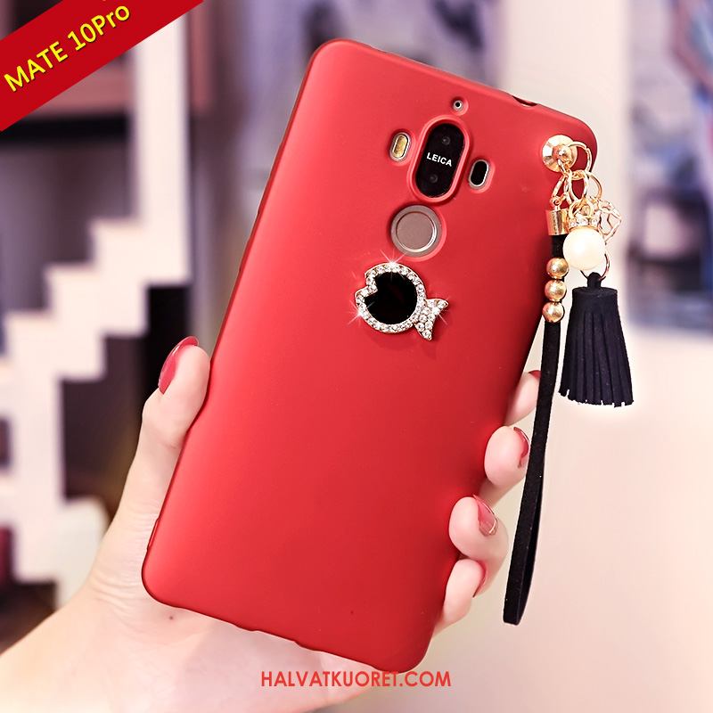 Huawei Mate 10 Pro Kuoret Pehmeä Neste Puhelimen Rhinestone Inlay, Huawei Mate 10 Pro Kuori Kotelo