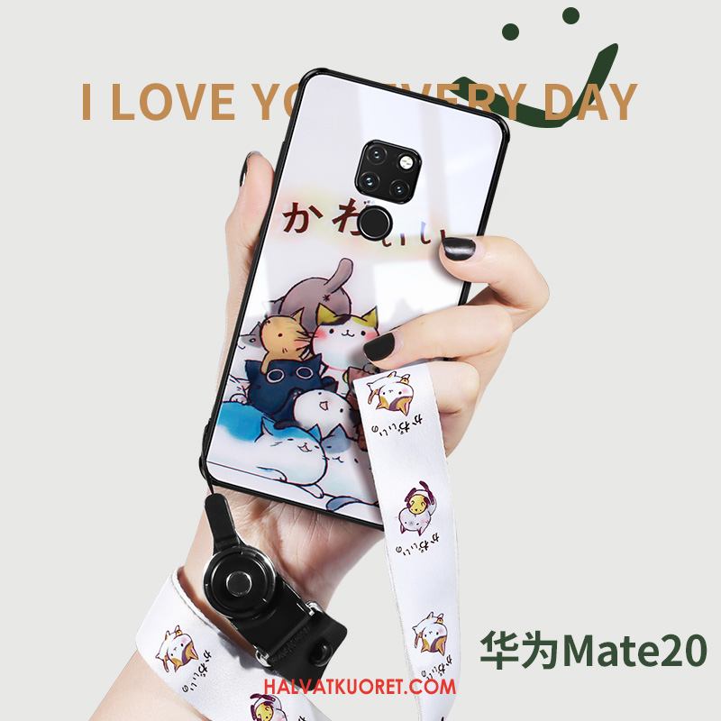 Huawei Mate 20 Kuoret Persoonallisuus Luova Valkoinen, Huawei Mate 20 Kuori Ohut Sarjakuva