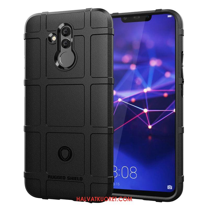 Huawei Mate 20 Lite Kuoret Pesty Suede Kukkakuvio, Huawei Mate 20 Lite Kuori Suojaus Ohut