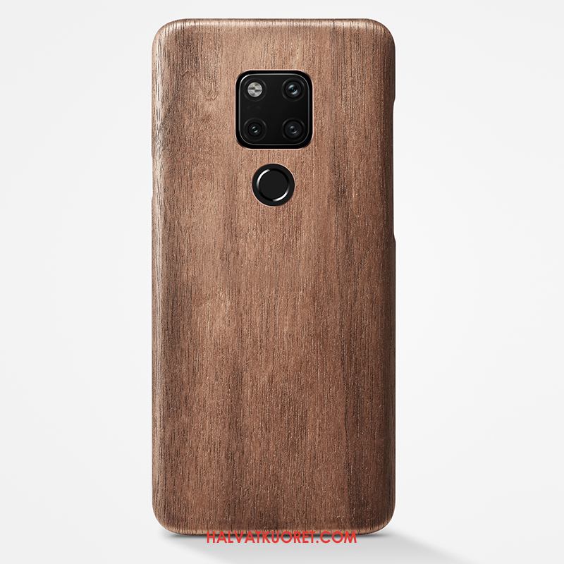 Huawei Mate 20 X Kuoret Uusi Pesty Suede Ohut, Huawei Mate 20 X Kuori Puu Kotelo Braun