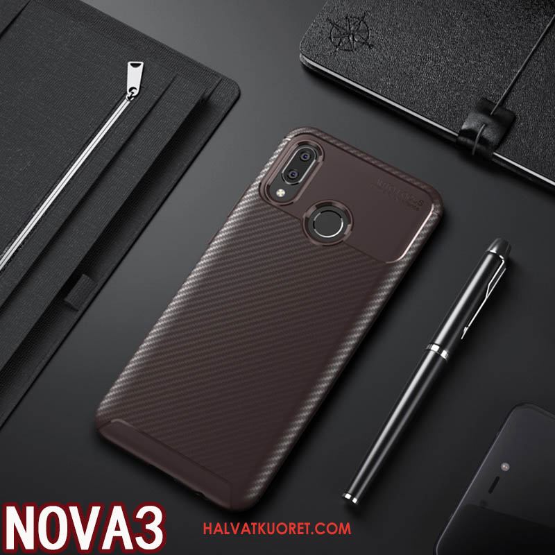 Huawei Nova 3 Kuoret Puhelimen Kotelo Liiketoiminta, Huawei Nova 3 Kuori All Inclusive Tavallinen Braun