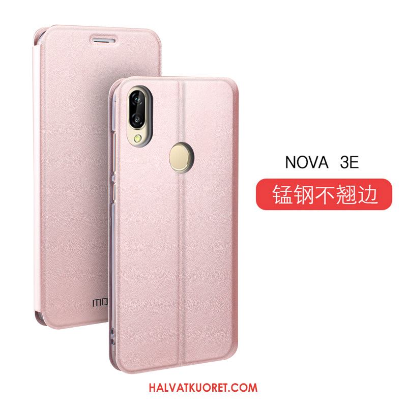 Huawei Nova 3e Kuoret All Inclusive Silikoni Puhelimen, Huawei Nova 3e Kuori Jauhe Pehmeä Neste