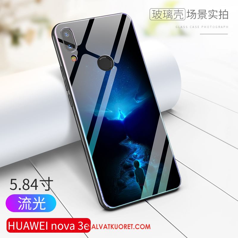 Huawei Nova 3e Kuoret All Inclusive Sininen Kova, Huawei Nova 3e Kuori Persoonallisuus Puhelimen