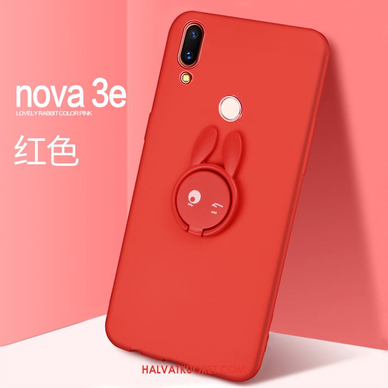 Huawei Nova 3e Kuoret Murtumaton Tuki Sarjakuva, Huawei Nova 3e Kuori Kotelo Ihana