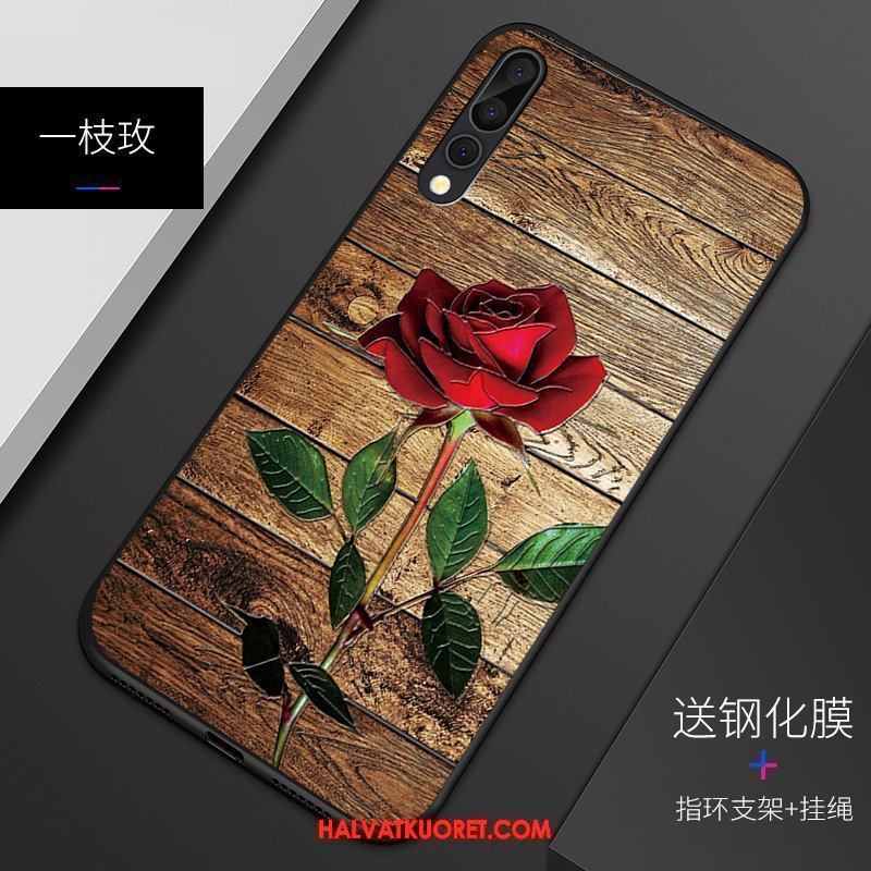 Huawei P20 Pro Kuoret Kohokuviointi Vaalean Puhelimen, Huawei P20 Pro Kuori Suojaus Pesty Suede