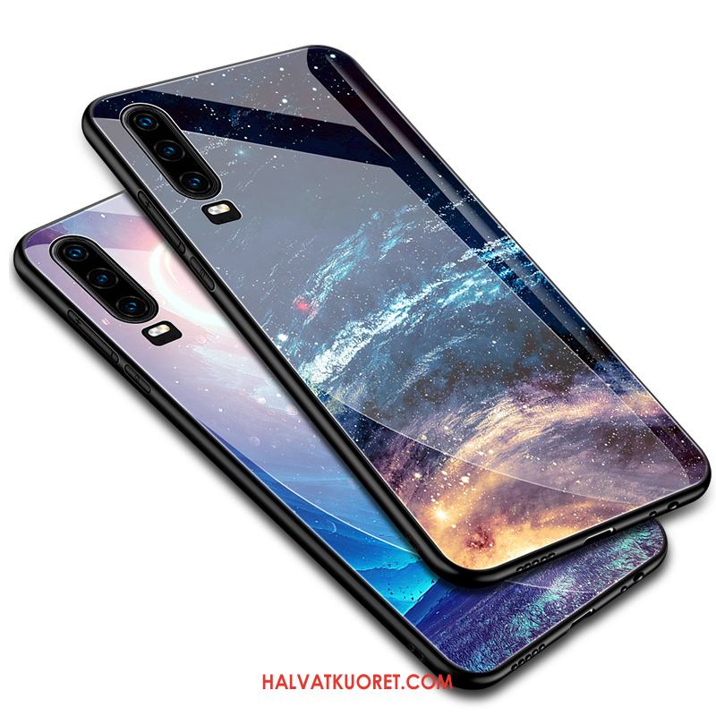 Huawei P30 Kuoret Ultra Lasi Tide-brändi, Huawei P30 Kuori Pehmeä Neste Silikoni