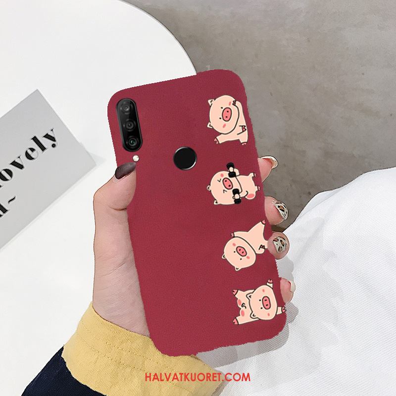 Huawei P30 Lite Kuoret Sarjakuva Ultra, Huawei P30 Lite Kuori Pesty Suede Tide-brändi