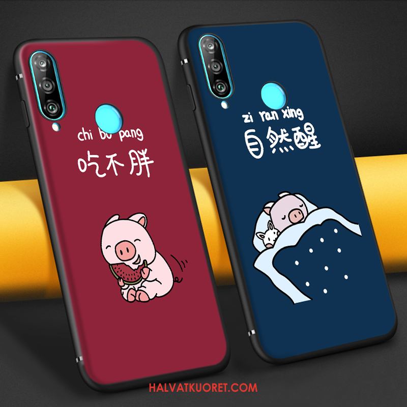 Huawei P30 Lite Kuoret Silikoni Kotelo Sarjakuva, Huawei P30 Lite Kuori Vesimeloni Kevyt