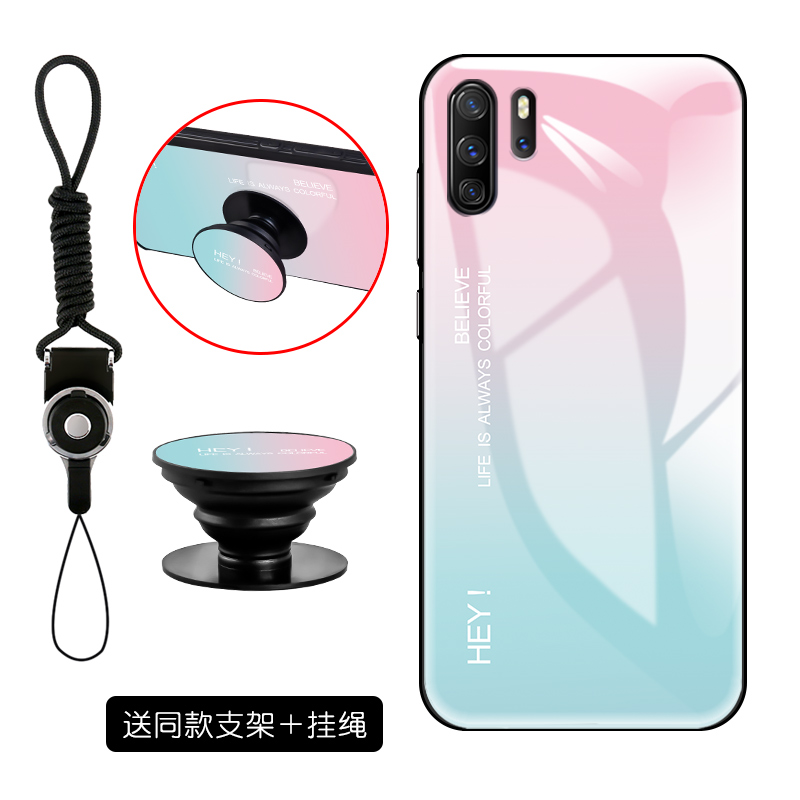 Huawei P30 Pro Kuoret Silikoni Karkaisu Puhelimen, Huawei P30 Pro Kuori Net Red Jauhe