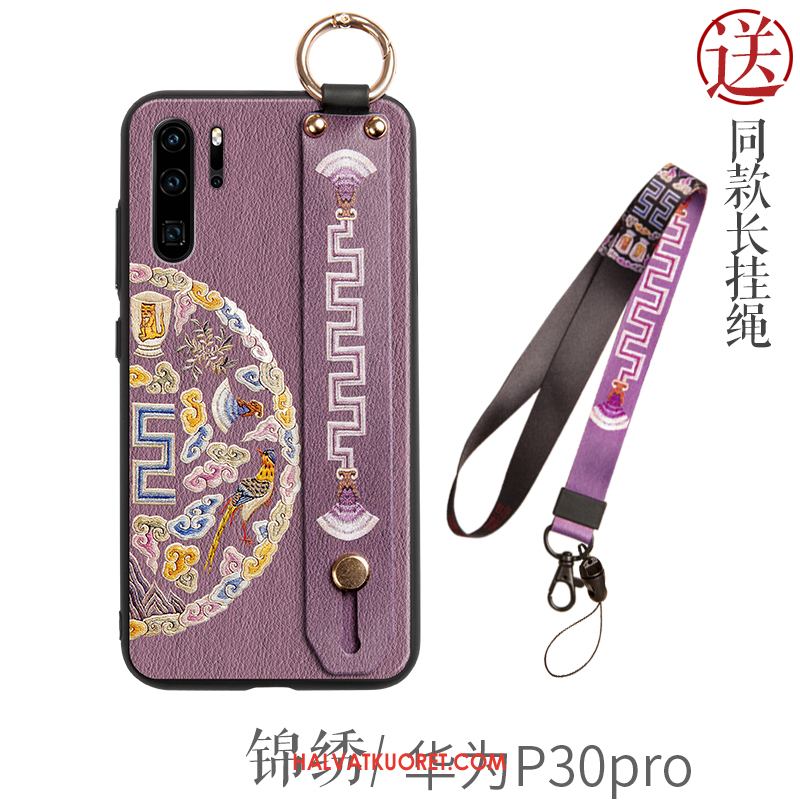 Huawei P30 Pro Kuoret Silikoni Murtumaton Ripustettavat Koristeet, Huawei P30 Pro Kuori Tuki