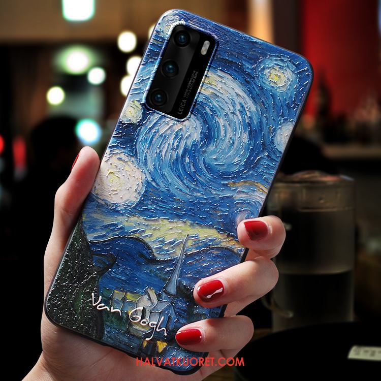 Huawei P40 Kuoret Tide-brändi All Inclusive Silikoni, Huawei P40 Kuori Luova Kevyt