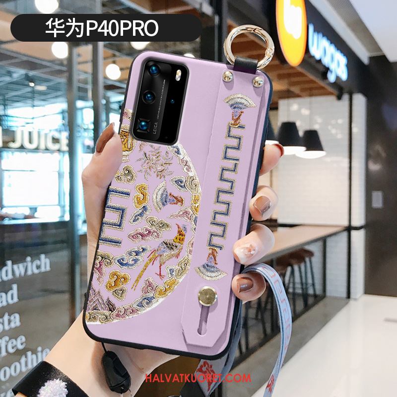 Huawei P40 Pro Kuoret Kukkakuvio Silikoni Puhelimen, Huawei P40 Pro Kuori Trendi Palatsi