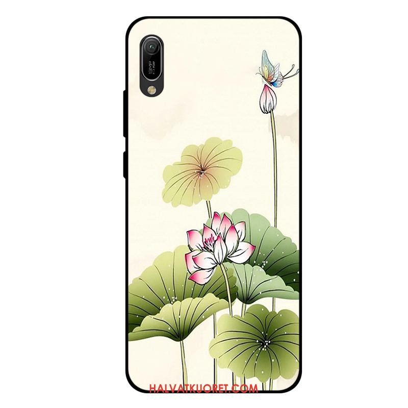 Huawei Y6 2019 Kuoret Kustannukset Pesty Suede, Huawei Y6 2019 Kuori Puhelimen Pieni