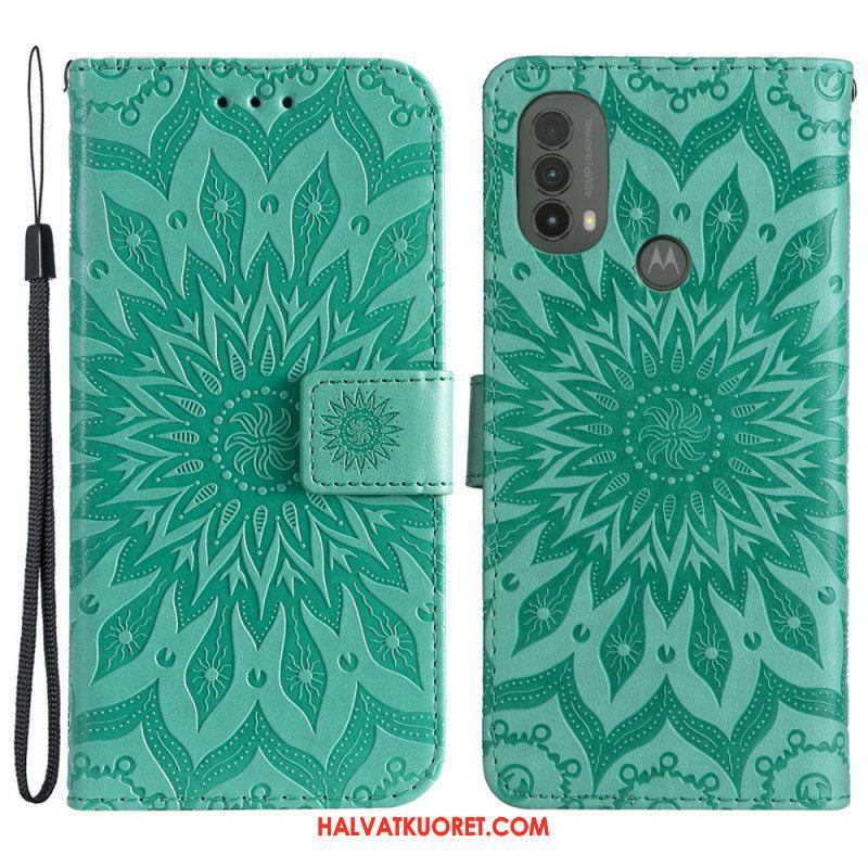 Kotelot Moto E40 / E30 / E20 Auringon Kukka