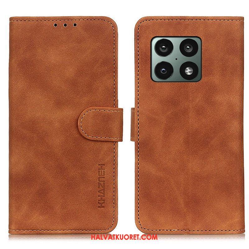 Kotelot OnePlus 10 Pro 5G Matta Vintage Leather Effect Khazneh