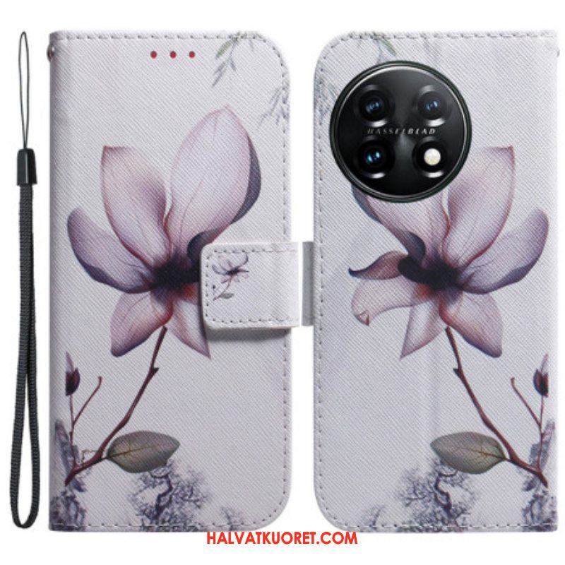 Kotelot OnePlus 11 5G Flower Dusty Pink