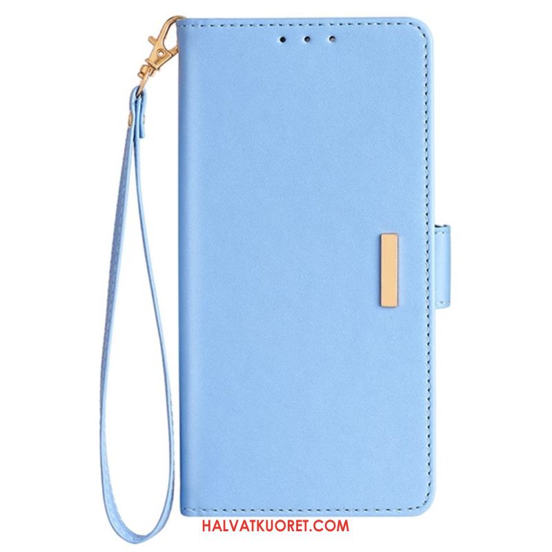 Kotelot Oneplus Nord 5 Kultainen Lukko Ja Nauha Suojakuori