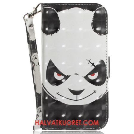 Kotelot Oneplus Nord 5 Vihainen Hihnoilla Koristeltu Panda Suojakuori