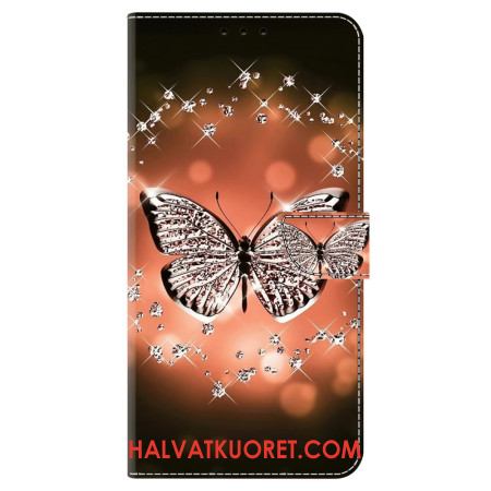 Kotelot Oppo A98 5g Kristalliperhosia