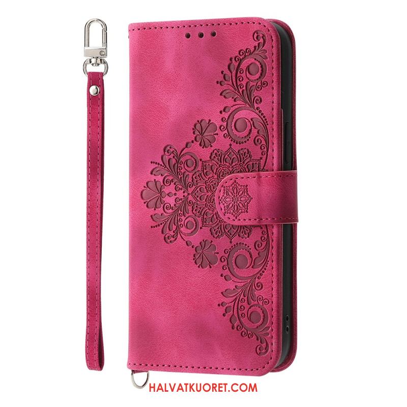 Kotelot Samsung Galaxy A17 4g / 5g Puhelinkuoret Pitsimäinen Mokkanahkakuvioinen Lompakko