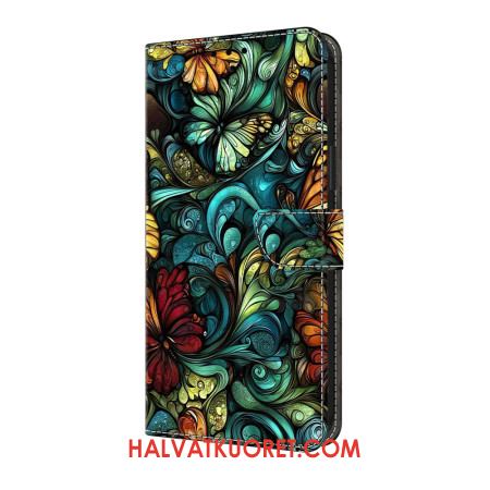 Kotelot Samsung Galaxy A17 4g / 5g Vesivärikukat Ja -kasvit Suojakuori