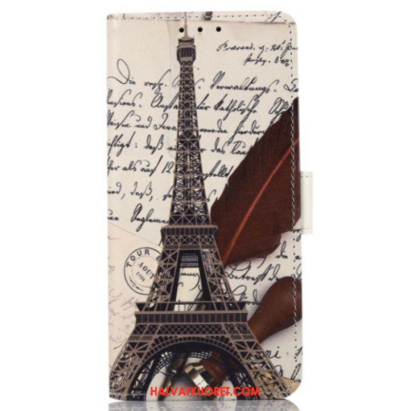 Kotelot Samsung Galaxy M13 Runoilijan Eiffel-torni