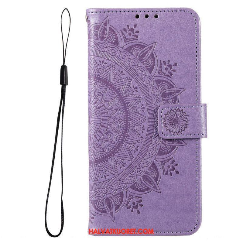 Kotelot Samsung Galaxy M33 5G Suojaketju Kuori Strappy Sun Mandala