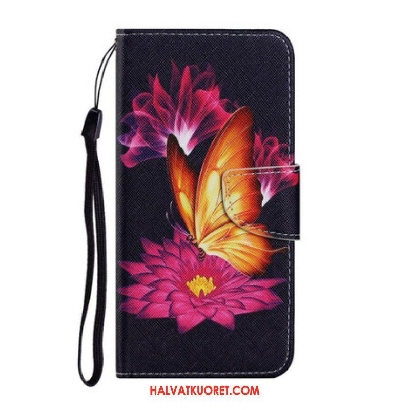 Kotelot Samsung Galaxy S21 FE Butterfly Ja Lotus